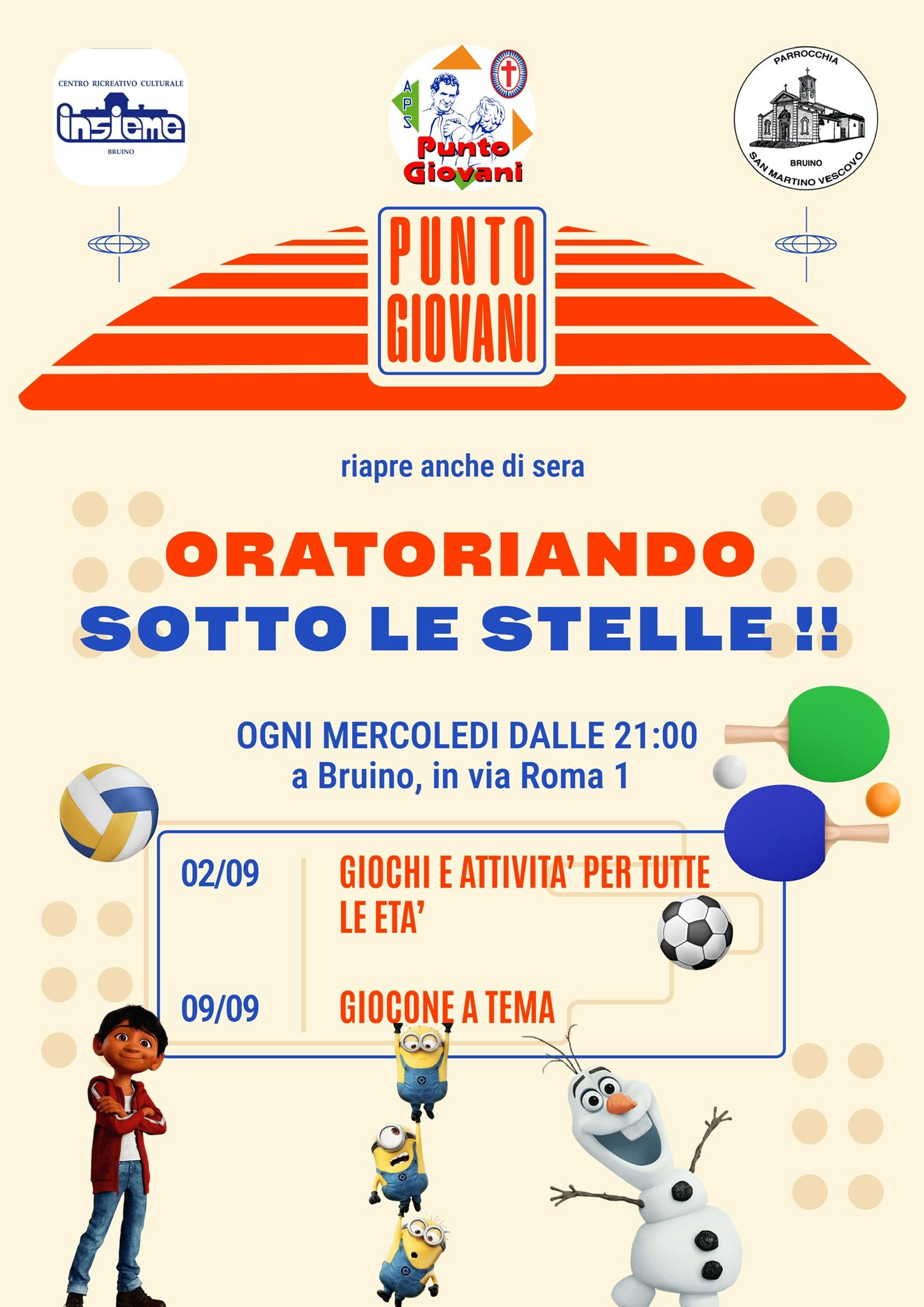 ORATORIO SOTTO LE STELLE