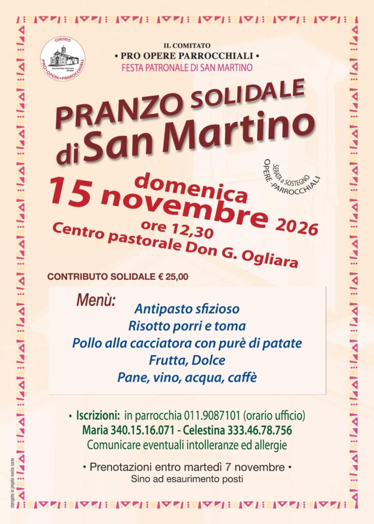 Pranzo solidale 15112026