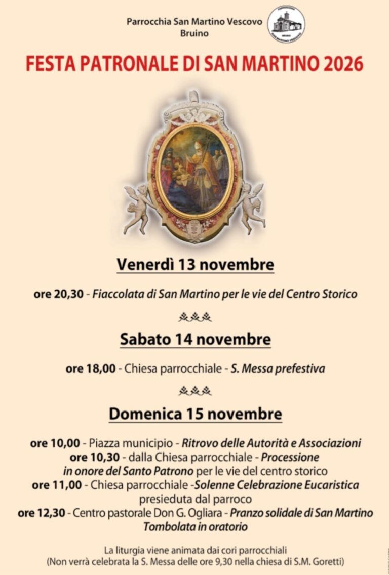 Programma Festa Patronale